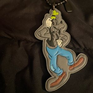 Disney x Coach Goofy leather bag charm